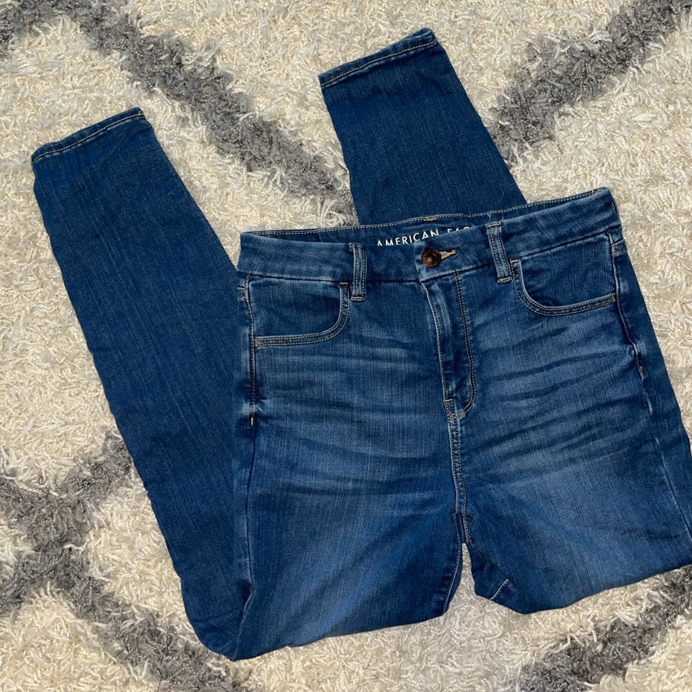 American Eagle Curvy Hi-Rise Jegging size 10